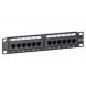 10 inch CAT5e UTP patchpaneel - 12 poorts