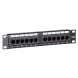 10 inch CAT6 UTP patchpaneel - 12 poorts