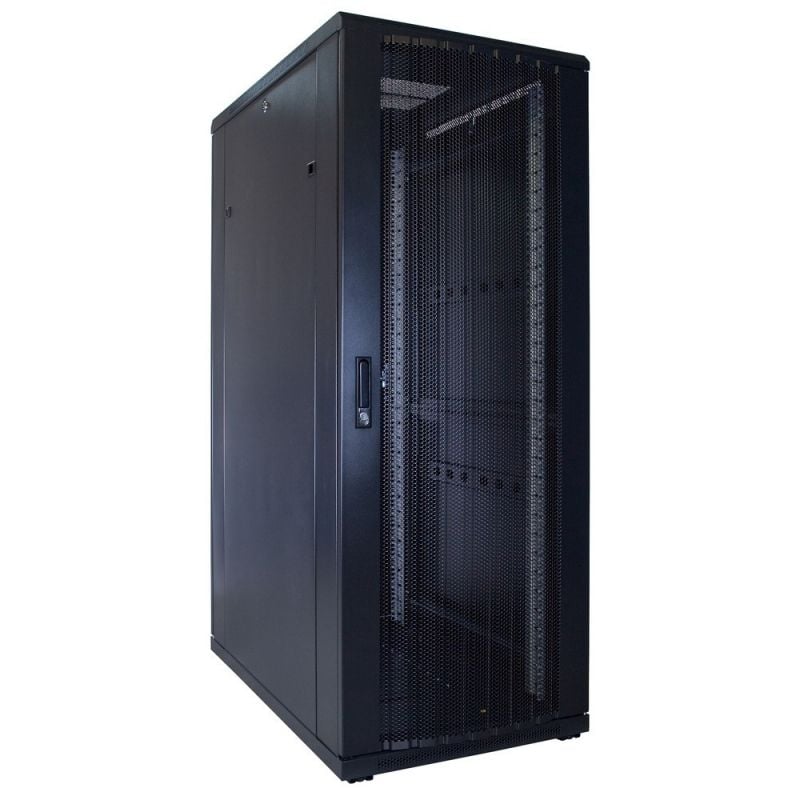 32U serverkast met geperforeerde voordeur 600x1000x1600mm