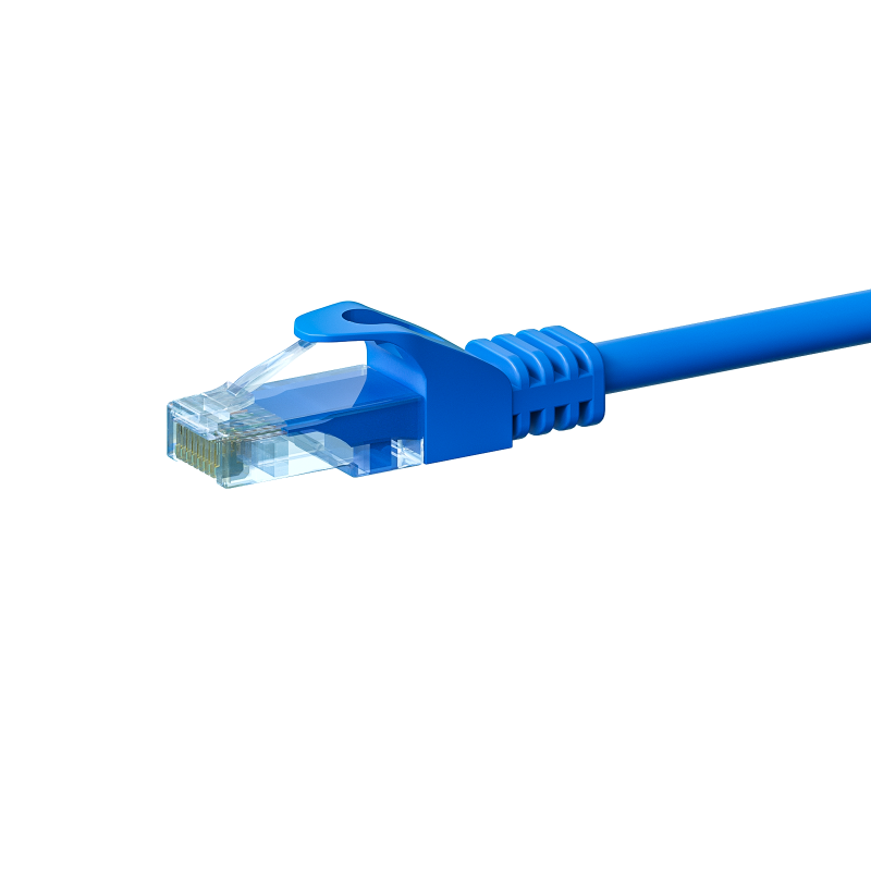 UTP CAT5e patchkabel 10m blauw - 100% koper