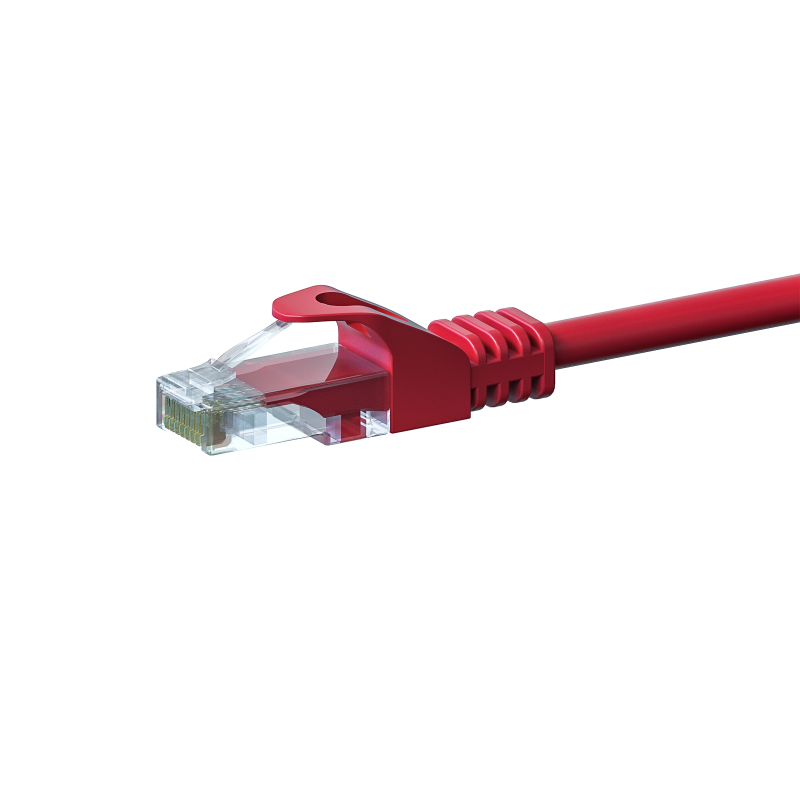 UTP CAT5e patchkabel 15m rood - 100% koper