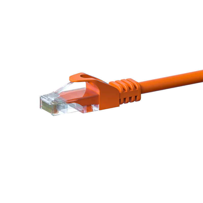 UTP CAT5e patchkabel 0,50m oranje - 100% koper