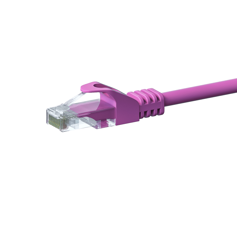 UTP CAT5e patchkabel 20m roze - 100% koper