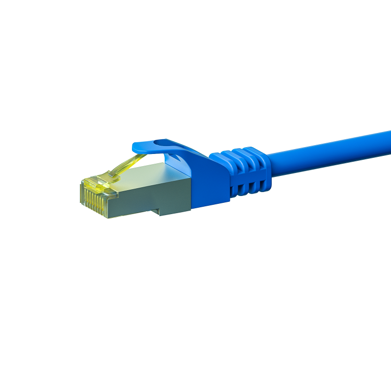 Cat7 S/FTP (PIMF) patchkabel 7,50m blauw