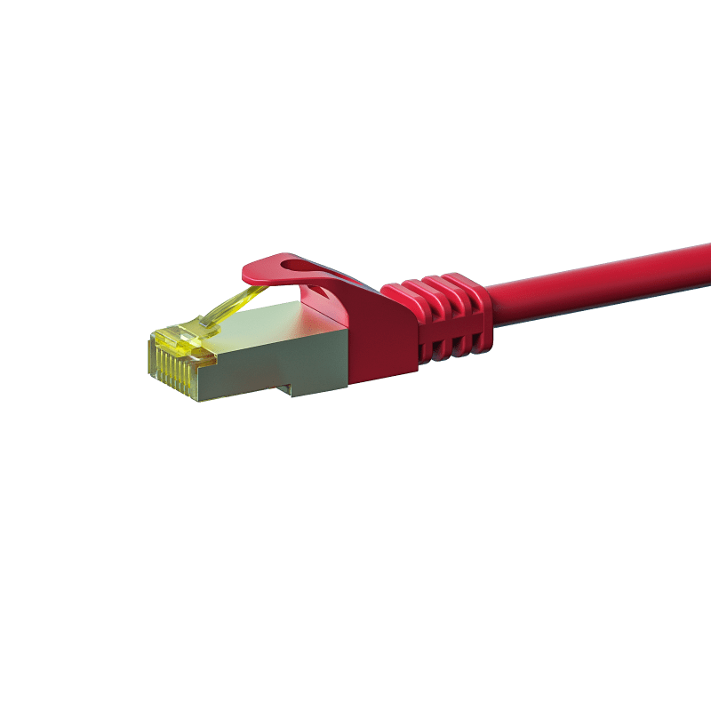 Cat7 S/FTP (PIMF) patchkabel 10m rood