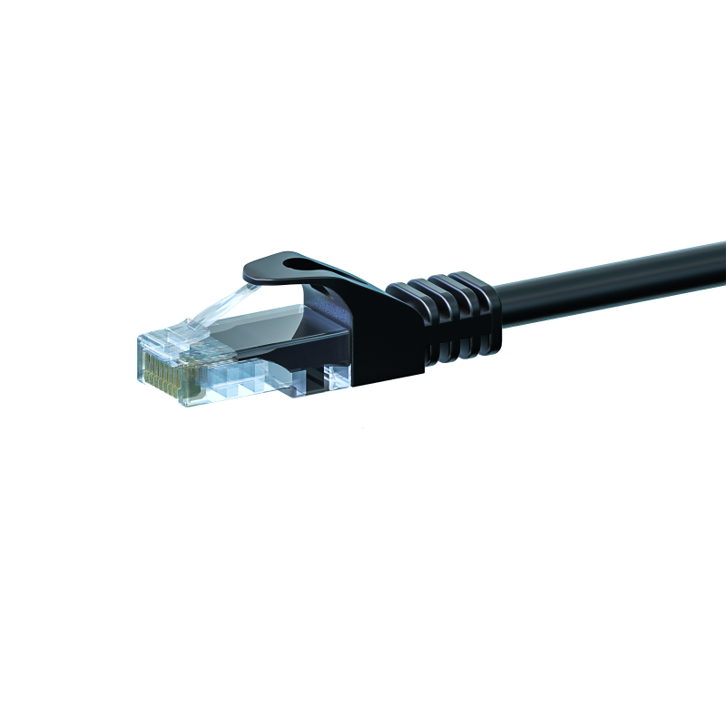 CAT5e UTP patchkabel 3m zwart  - CCA