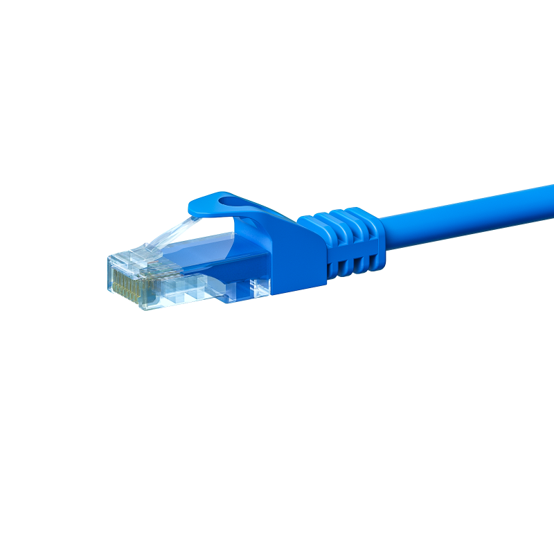 CAT5e UTP patchkabel 0,50m blauw - CCA