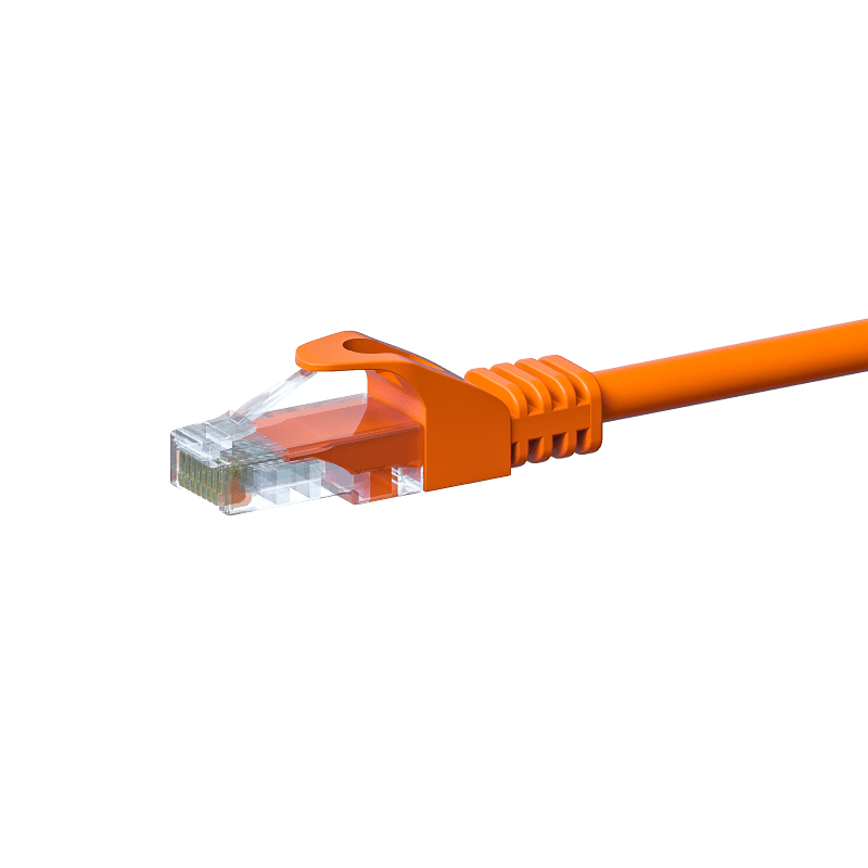 CAT5e UTP patchkabel 0,25m oranje - CCA