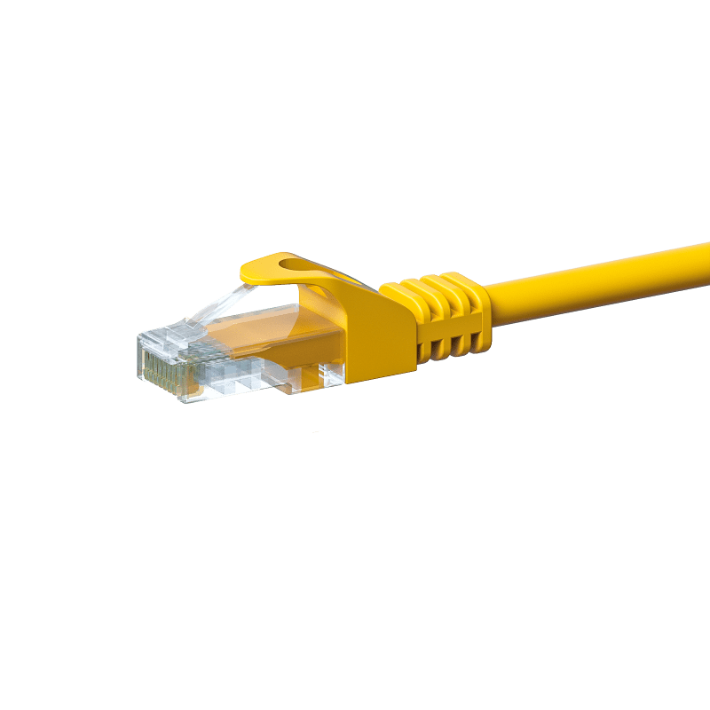 CAT5e UTP patchkabel 1m geel - CCA