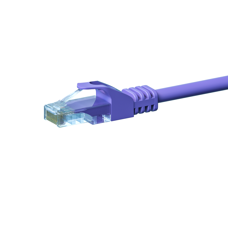 CAT5e UTP patchkabel 0,50m paars - CCA