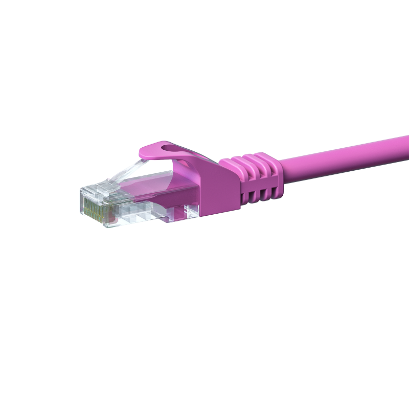 CAT5e UTP patchkabel 2m roze - CCA