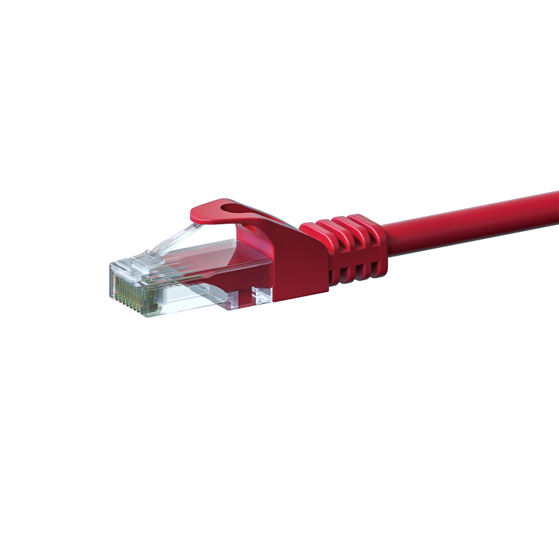 CAT6 UTP patchkabel 0,50m rood   - CCA