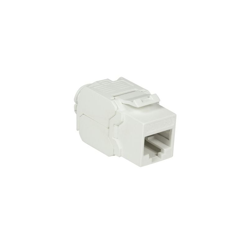 CAT6a UTP Keystone Connector - Toolless - Wit